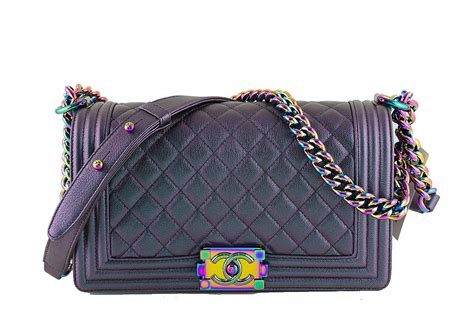 chanel iridescent purple boy